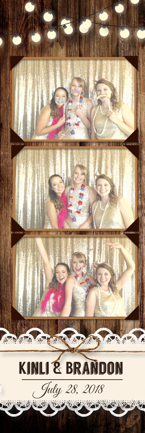 Kinli and Brandon's Wedding | View more photos from the event at gallery.photoboothbillings.com/u/PhotoBoothBillings/Kinli-and-Brandons-Wedding